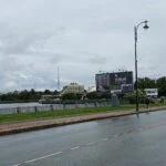 Билборд 3х6 по аддресу Набережная 40-летия Комсомола, через дорогу от рынка, Выборг, Ленинградская область, 188800.